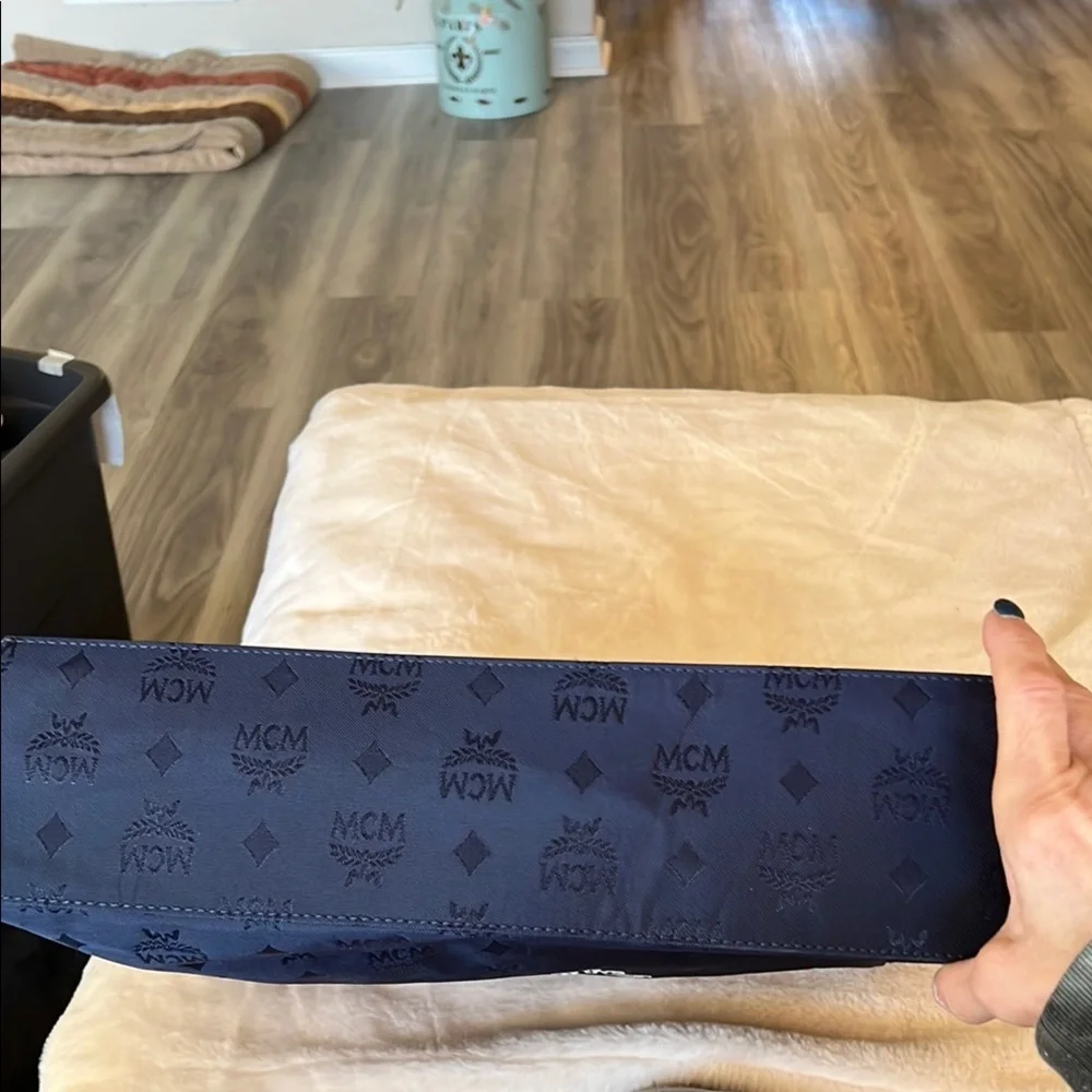 MCM Navy Blue Tote Bag - Picture 6 of 11